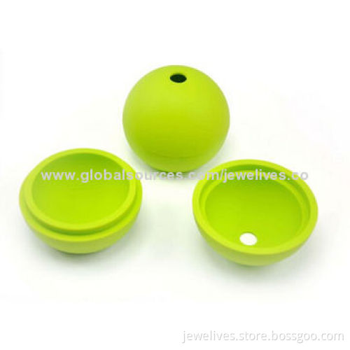 40MM FDA Silicone ice ball mold for whiskey as promotion gift